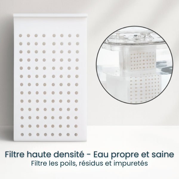 Filtre pour fontaine a eau chat haute densité eau saine pour fontaine robinet Robyss™