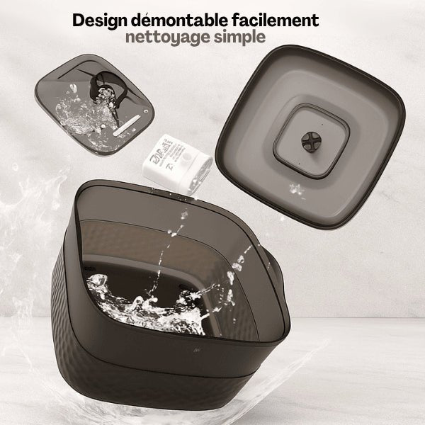 Fontaine a chat design grande capacité démontable facilement entretien simple Royalis™