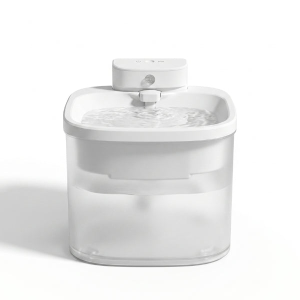 Fontaine à eau chat sans fil capteur filtrée pour encourager hydratation placement libre