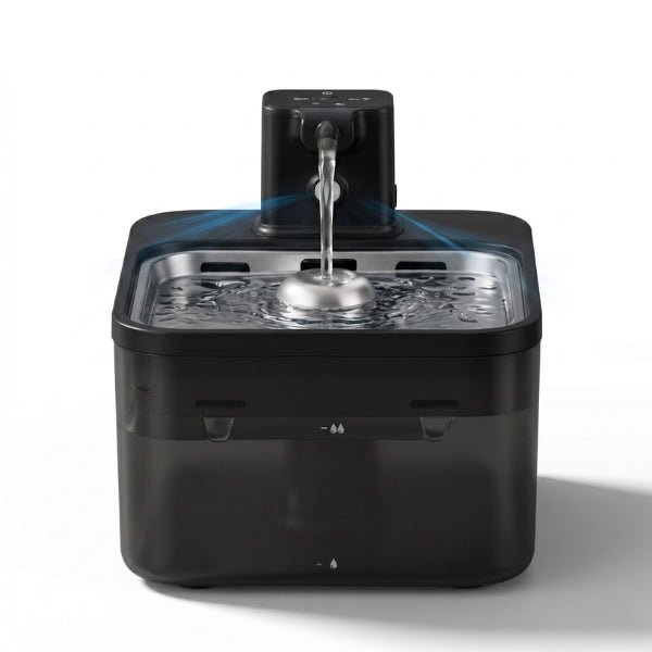 Fontaine à eau pour chat antibactérienne sans fil hygiénique pour hydratation pure et saine