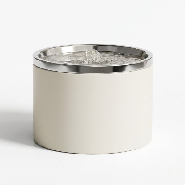 Fontaine à eau pour chat céramique filtrée silencieuse eau de source fraîche et pure