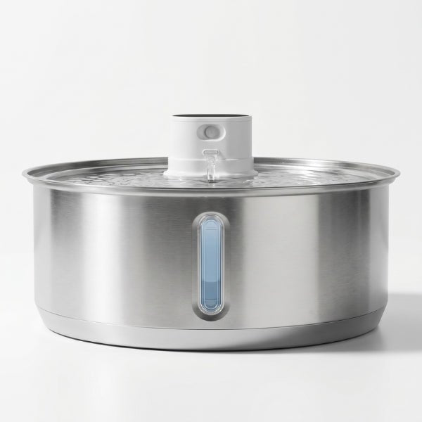 Fontaine pour chat grande capacité inox intelligente sans fil longue autonomie pour plusieurs chats
