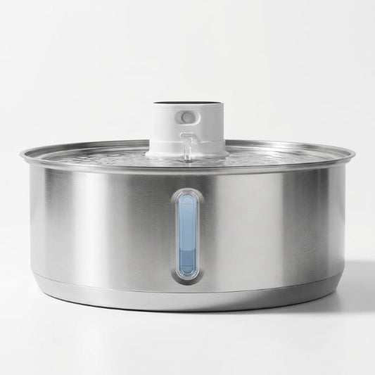 Fontaine pour chat grande capacité inox intelligente sans fil longue autonomie pour plusieurs chats