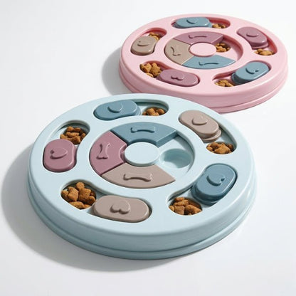 Gamelle anti glouton chat puzzle labyrinthe pour éducation friandise anti ennui et anxiété