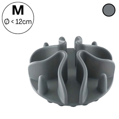 Gamelle anti-glouton chat taille M gris pour intérieure gamelle classique 12 cm BaseBowl™