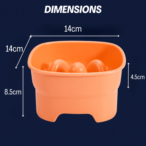 Gamelle anti glouton chaton surélevée confort SavourKitten™ avec dimensions
