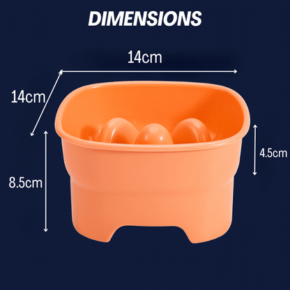 Gamelle anti glouton chaton surélevée confort SavourKitten™ avec dimensions