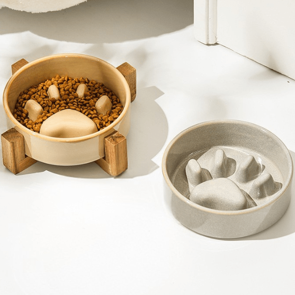 Gamelle anti glouton | ZenCroquette™ - Amour de Chat