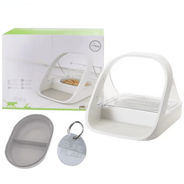 Gamelle automatique chat avec puce medaillon RFID bol pack complet - MiaoMatic Puce™