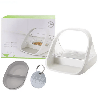 Gamelle automatique chat avec puce medaillon RFID bol pack complet - MiaoMatic Puce™
