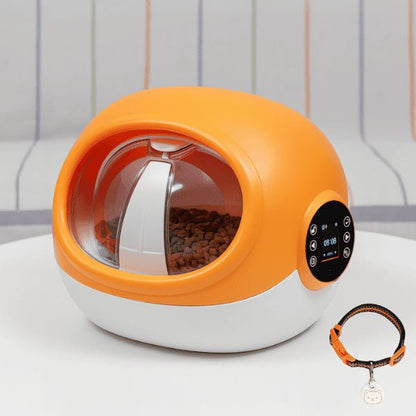 Gamelle automatique chat puce détecteur antivol nourriture grande capacité CrocTech Edition™