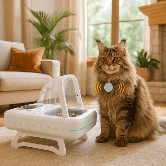Gamelle chat automatique | Puce Motion+™ - Amour de Chat