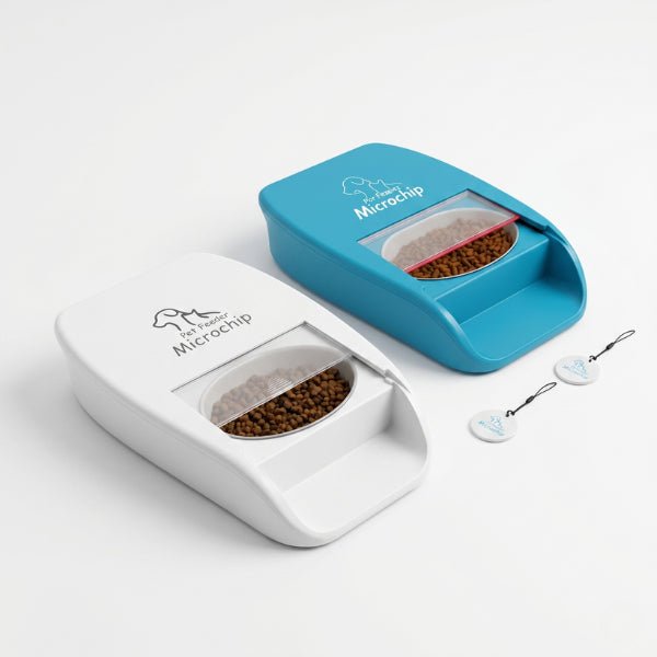 Gamelle chat automatique puce RFID pour repas sélectif protégé et anti vol de nourriture
