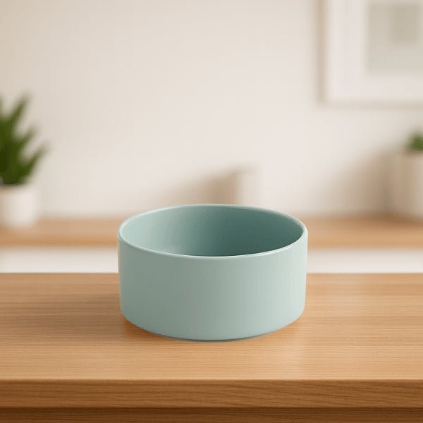 Gamelle chat ceramique bleu doux pour fontaine à eau chat NaturaFresh™