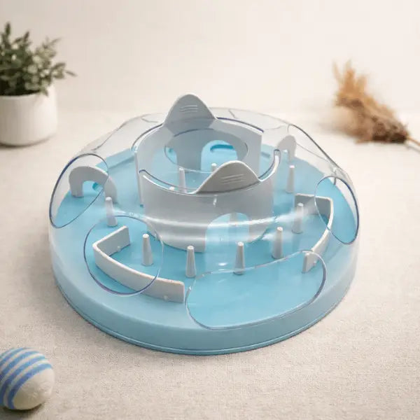 Gamelle ludique chat anti-stress pour stimuler le comportement alimentaire et occuper le chat à la maison