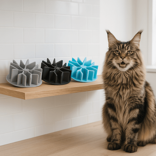 Gamelle pour chat anti glouton | InterBowl™ - Amour de Chat
