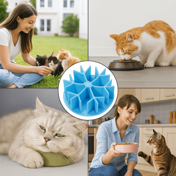 bénéfices et bien-être gamelle pour chat anti glouton InterBowl™