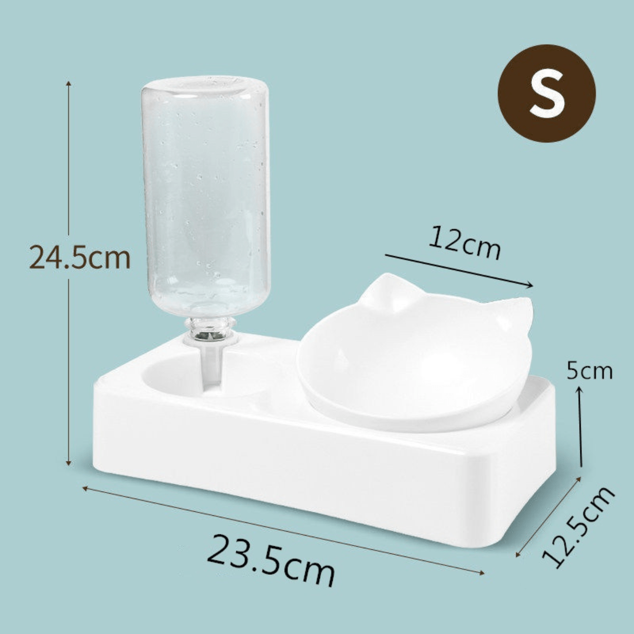 Gamelle pour chat | Croc-Water™ S - Amour de Chat