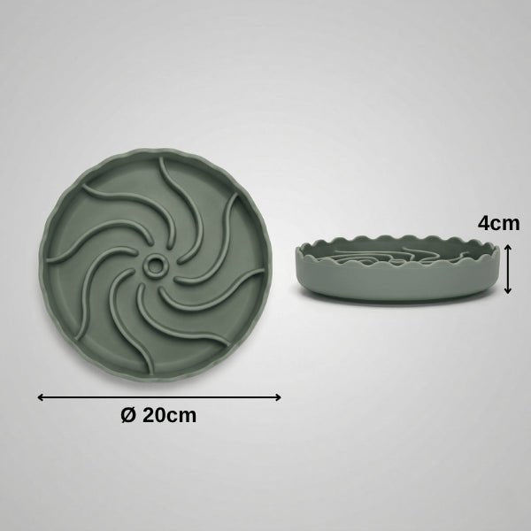 Gamelle pour chat glouton 20 cm compacte stable pour repas lent et sécurisé