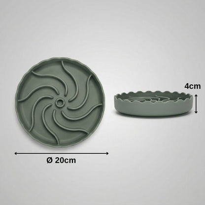 Gamelle pour chat glouton 20 cm compacte stable pour repas lent et sécurisé
