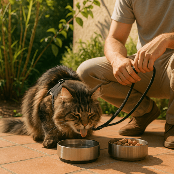 Gamelles chat | Compact FéliPack™ - Amour de Chat