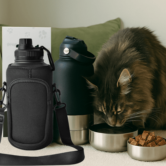 Gamelles chat | Compact FéliPack™ - Amour de Chat