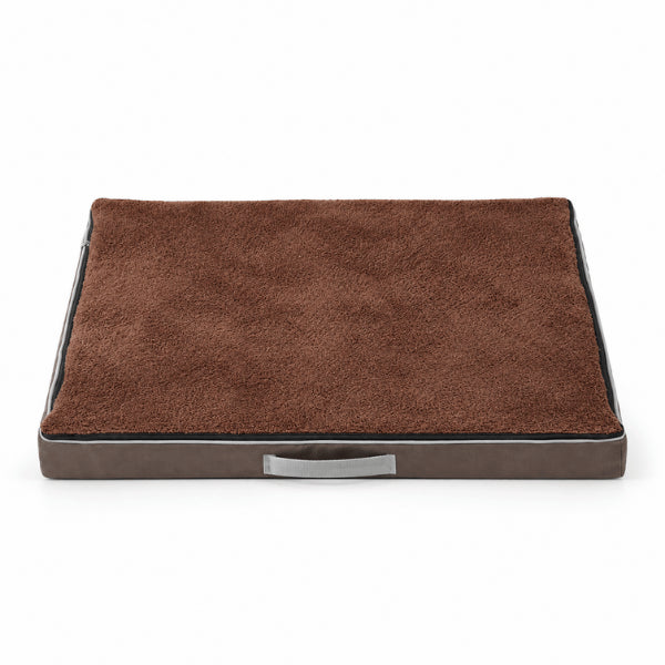 Lit mémoire de forme chat marron conçu pour détente et soutien quotidien