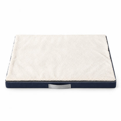 Lit orthopédique chat beige avec surface douce et mousse épaisse de soutien