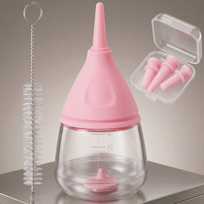 Mini biberon chaton kit complet tétines silicone de rechange brosse nettoyage facile