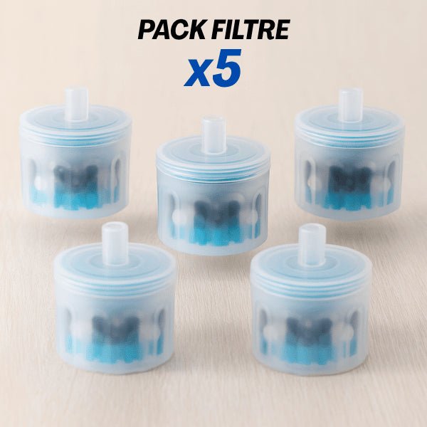 Filtre fontaine à eau chat pack équilibre x5 cinq mois coton carbone eau saine NaturaFresh™