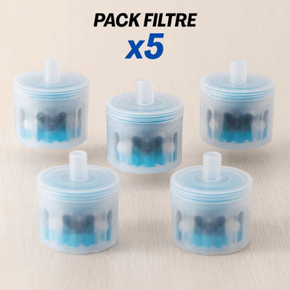 Filtre fontaine à eau chat pack équilibre x5 cinq mois coton carbone eau saine NaturaFresh™