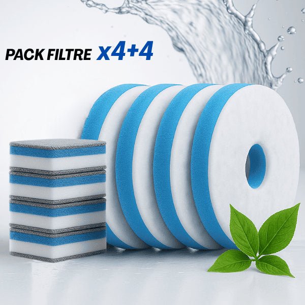 Filtre fontaine chat 4+4 filtre pompe fontaine pour eau pure et saine Vortex™