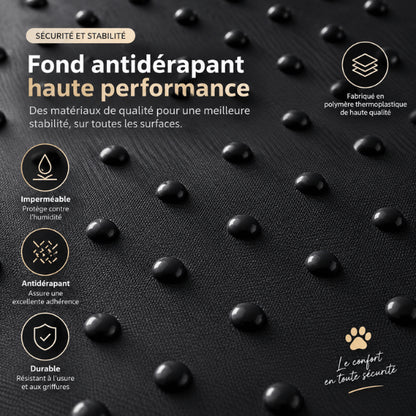 Panier orthopédique pour chat avec fond antidérapant imperméable résistant aux griffures