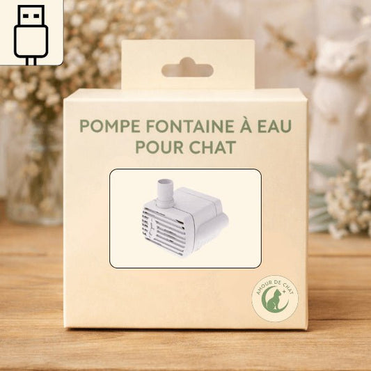 boite de pompe fontaine à eau chat