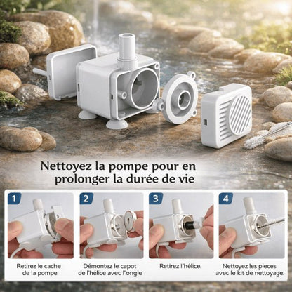 Démontage et nettoyage de la pompe pour fontaine à chat pour prolonger sa durée de vie