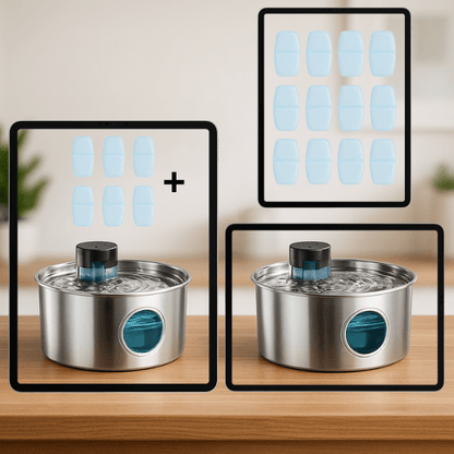 Quelle variante choisir pour la fontaine à eau pour chat inox sans fil Vinox™ ?