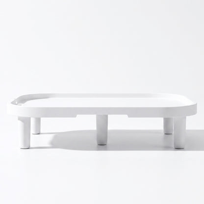 Support gamelle distributeur sur six pieds pour surélever durablement les accessoires alimentaires