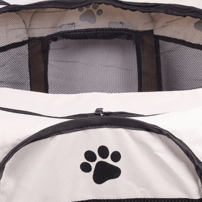 Tente chat avec maille respirante et fermeture éclair pour espace intérieur ventilé